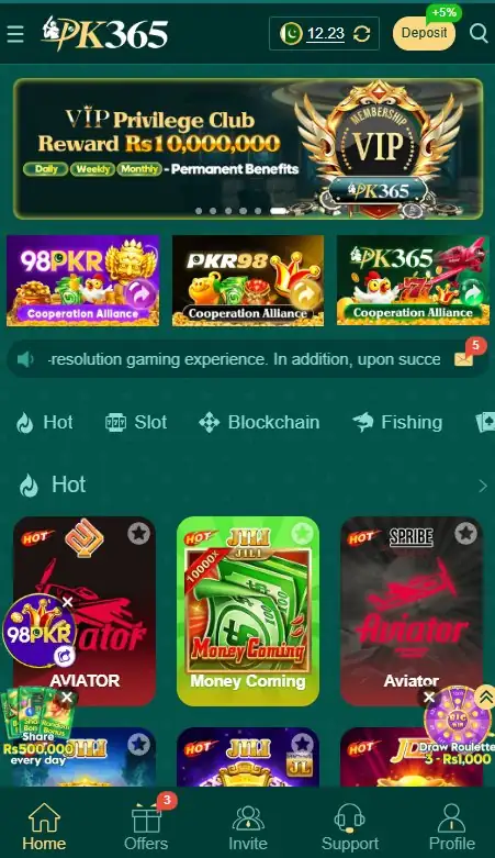 pk365 download app home screen 777play.pk